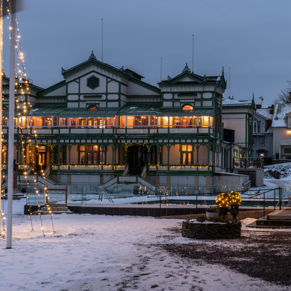 Societetshuset Marstrand vinter